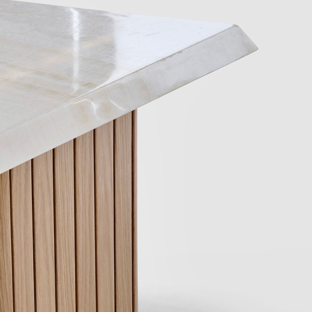 Lake Side - Ivory Onyx | Solid Oak