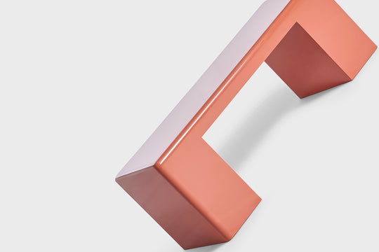 Vanishing While Exploding Bench High Gloss - Outdoor Indoor | Terracotta