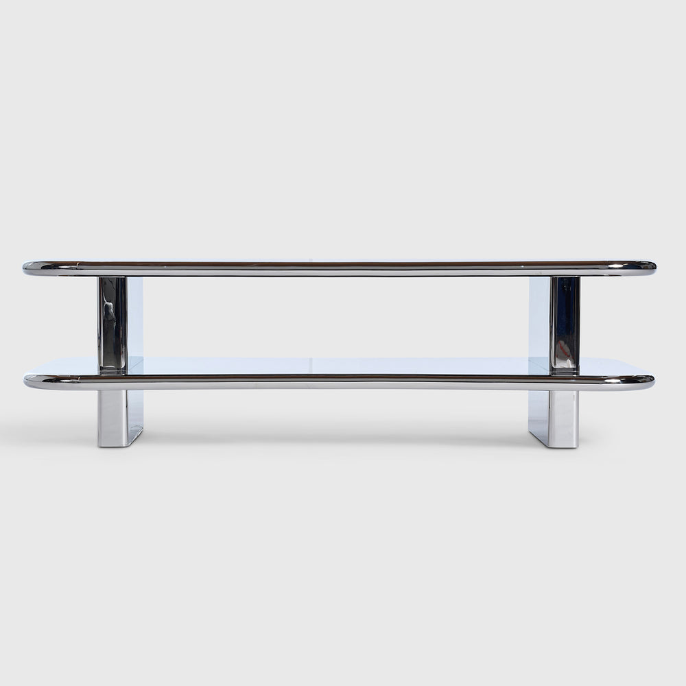 Vanishing While Exploding Credenza - Chrome