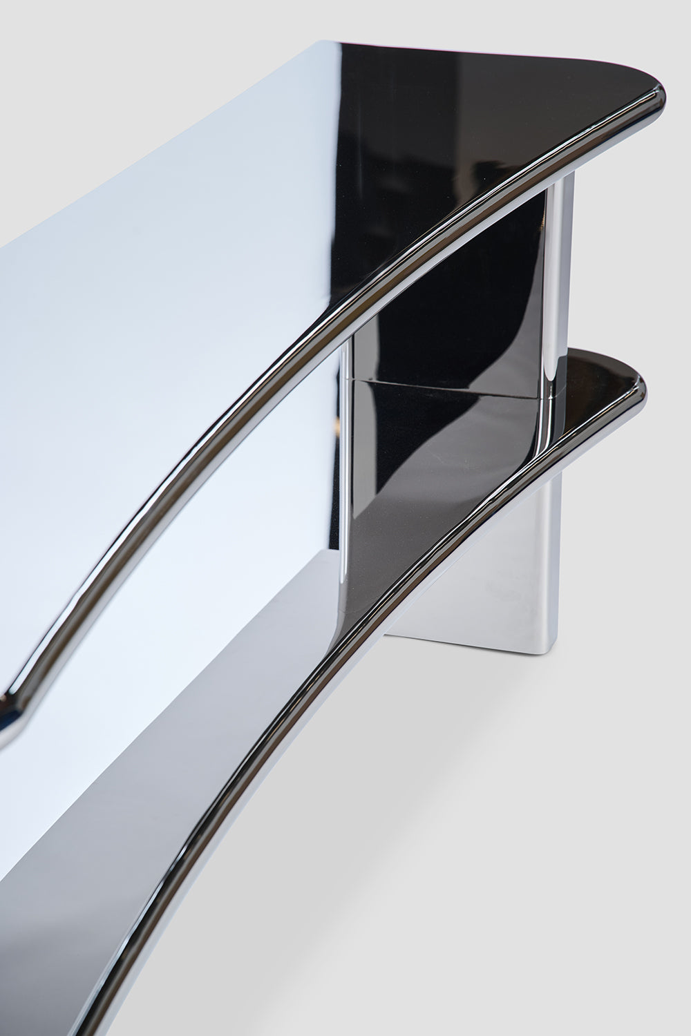 Vanishing While Exploding Credenza - Chrome
