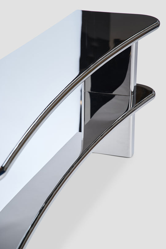 Vanishing While Exploding Credenza - Chrome