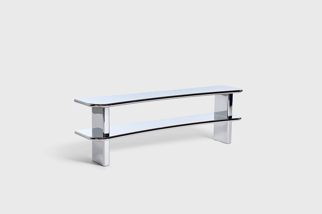 Vanishing While Exploding Credenza - Chrome